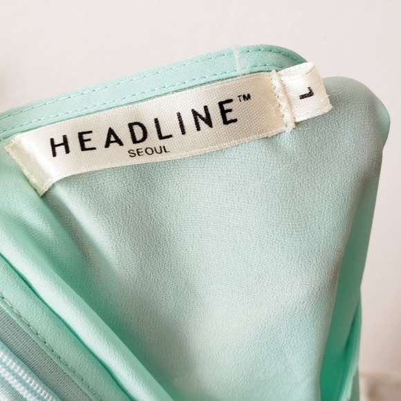 Headline Sequil Color Block Peplum Shift Dress 605 - Picture 8 of 8